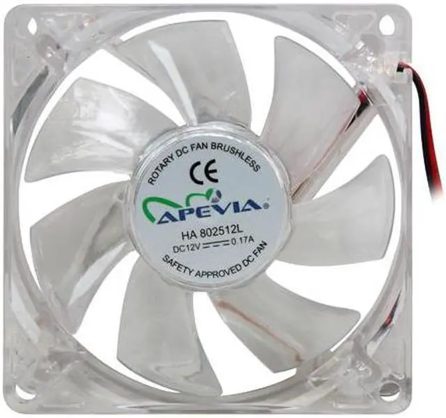 Alt view image 3 of 5 - APEVIA CF4SL-WHT 80mm Case cooler