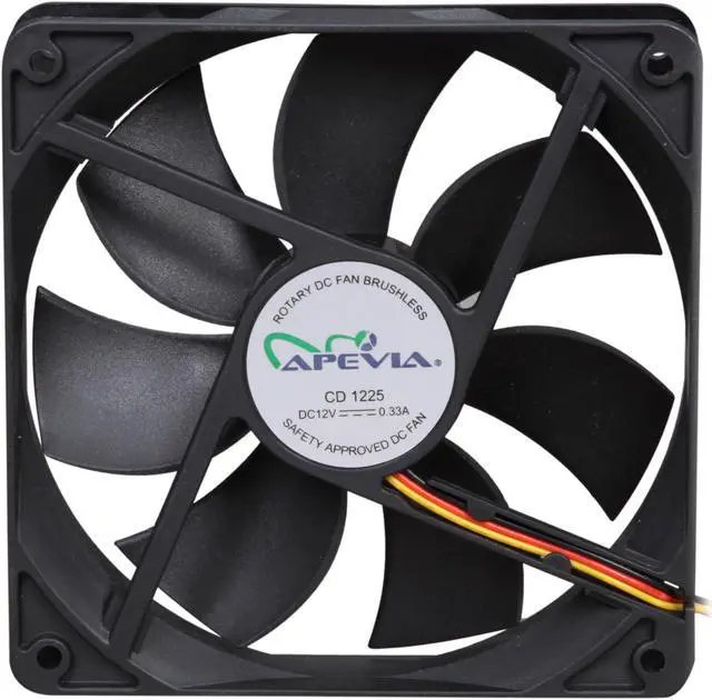 Alt view image 3 of 5 - APEVIA CF12S-BK Case cooler