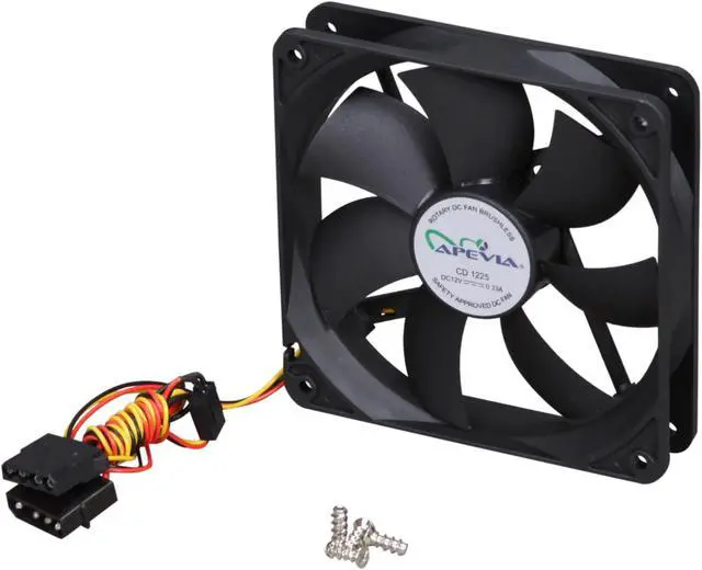 Alt view image 4 of 5 - APEVIA CF12S-BK Case cooler