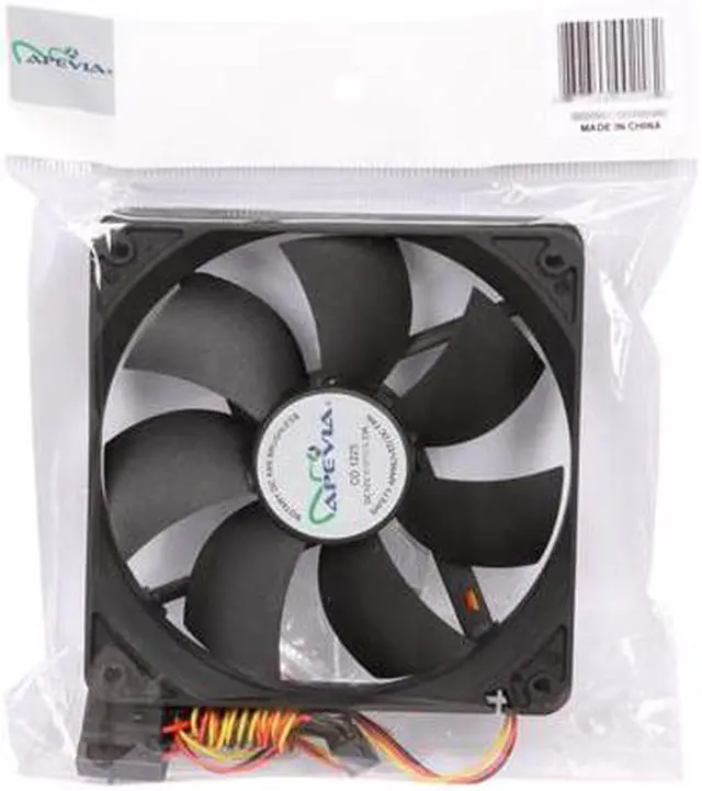 Alt view image 5 of 5 - APEVIA CF12S-BK Case cooler