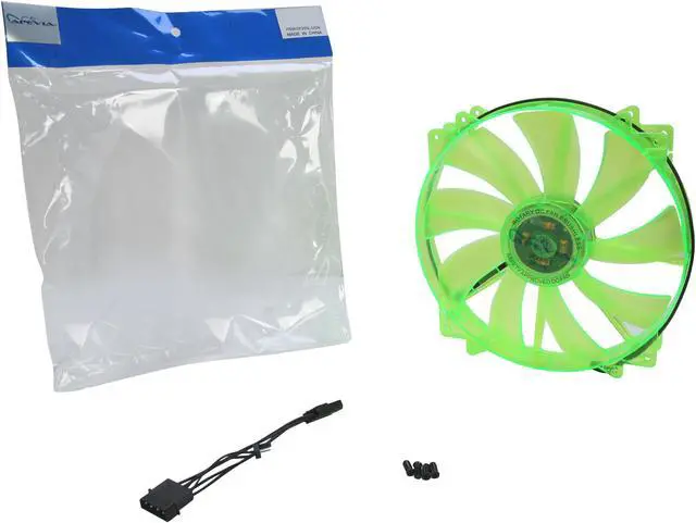 Alt view image 5 of 5 - APEVIA CF20SL-UGN 200mm Case Fan