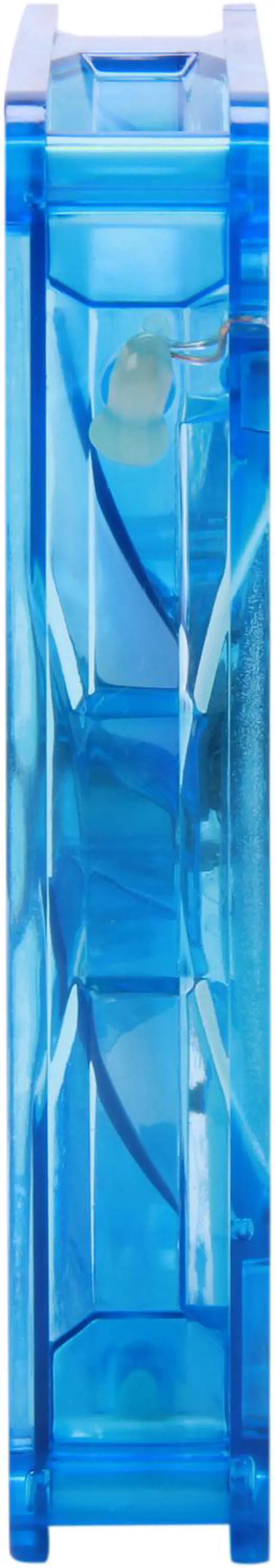 Alt view image 3 of 5 - APEVIA  14SL-BL 140mm UV Blue LED Fan