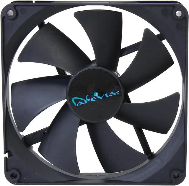 Alt view image 2 of 5 - APEVIA CF14S-BK 140mm Case Fan