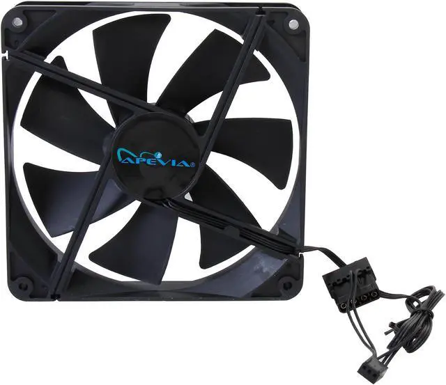 Alt view image 4 of 5 - APEVIA CF14S-BK 140mm Case Fan