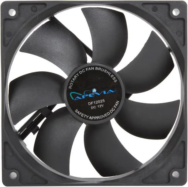 Alt view image 2 of 5 - APEVIA CF312S-BK Case Fan (3-pk)