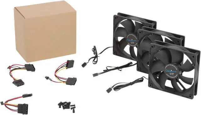 Alt view image 5 of 5 - APEVIA CF312S-BK Case Fan (3-pk)