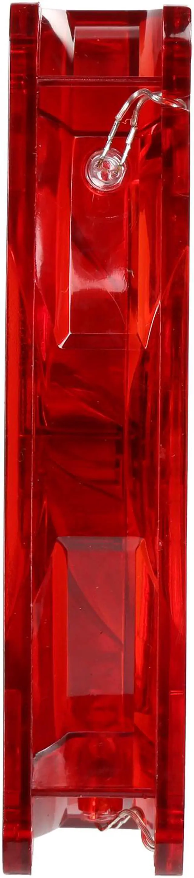 Alt view image 3 of 5 - APEVIA AF512L-RD 4 Pin Plus 3 Pin Silent LED Case Fan Best Value, 120mm, Red, (5-Pack)