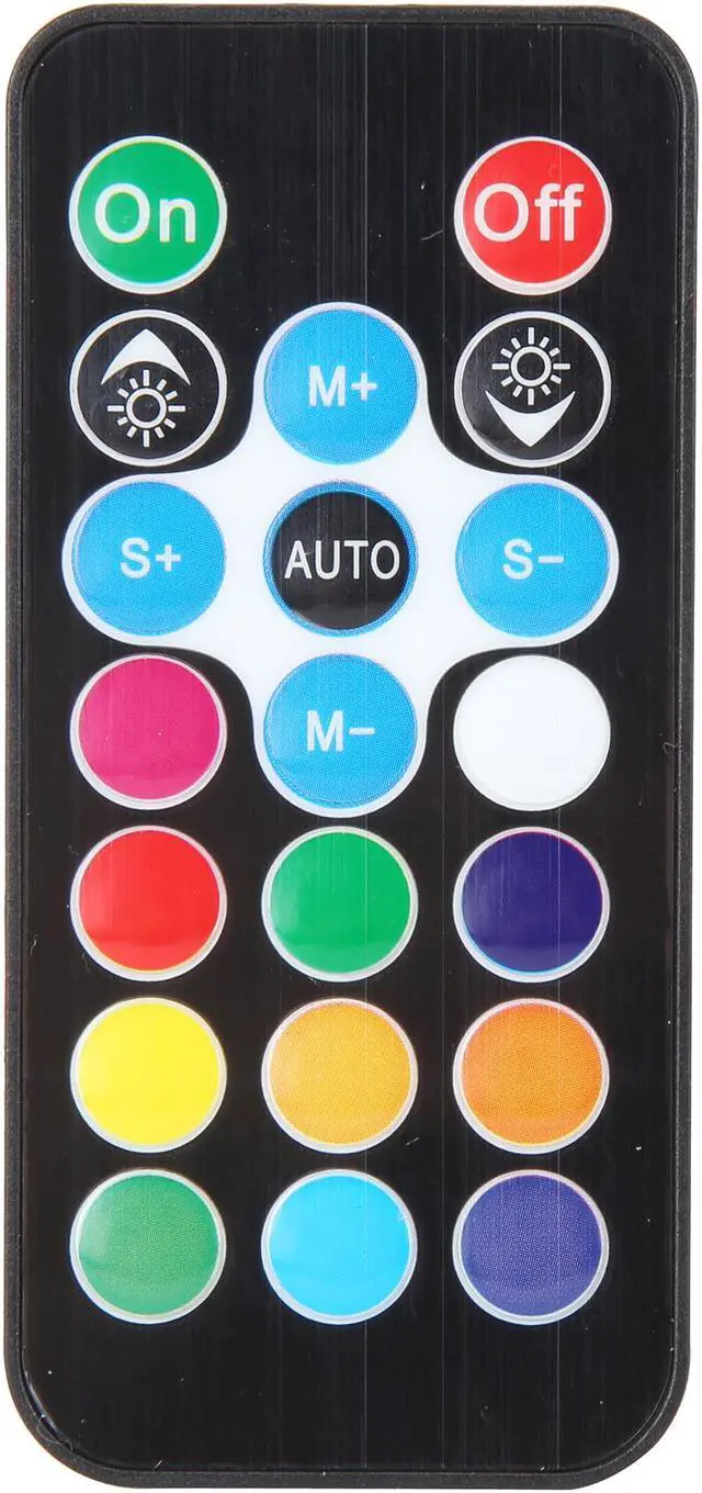 Alt view image 8 of 9 - Apevia 412L-RGB Spectra 120mm Silent Dual Ring Addressable RGB Color Changing LED Fan with Remote Control, 16x LEDs & 8X Anti-Vibration Rubber Pads (4-pk)