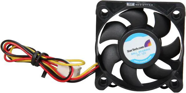 Alt view image 2 of 6 - StarTech.com FAN5X1TX3 50mm Replacement Computer Case Fan TX3/LP4 Connector