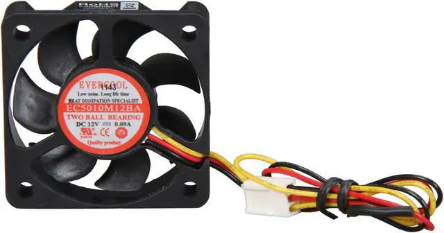 Alt view image 4 of 6 - StarTech.com FAN5X1TX3 50mm Replacement Computer Case Fan TX3/LP4 Connector