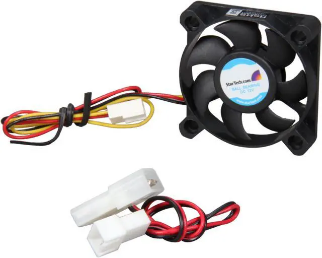 Alt view image 5 of 6 - StarTech.com FAN5X1TX3 50mm Replacement Computer Case Fan TX3/LP4 Connector
