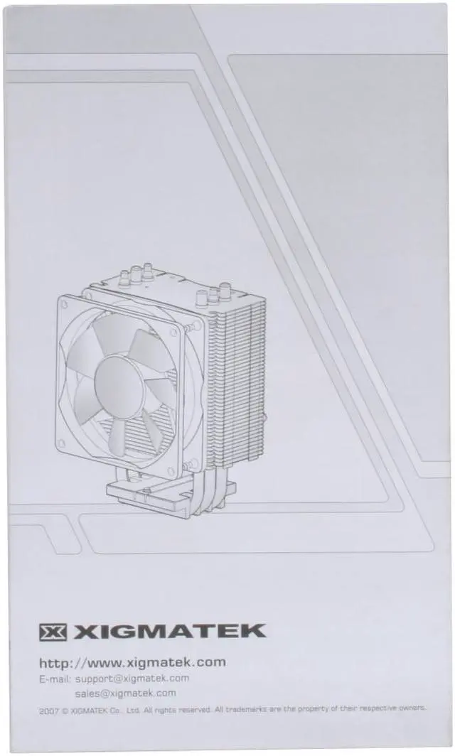Alt view image 10 of 11 - XIGMATEK HDT-S1283 120mm Rifle CPU Cooler  I5 775 AMD compatible