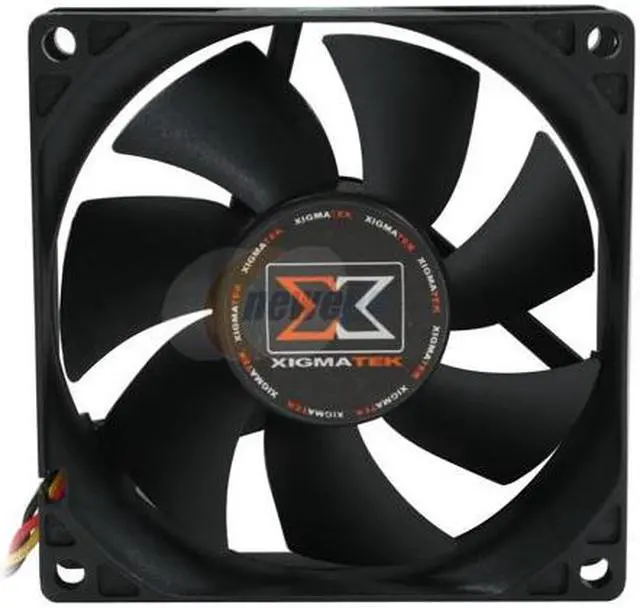 Alt view image 2 of 5 - XIGMATEK XSF-F8251 80mm Case Fan PSU Molex Adapter/extender included