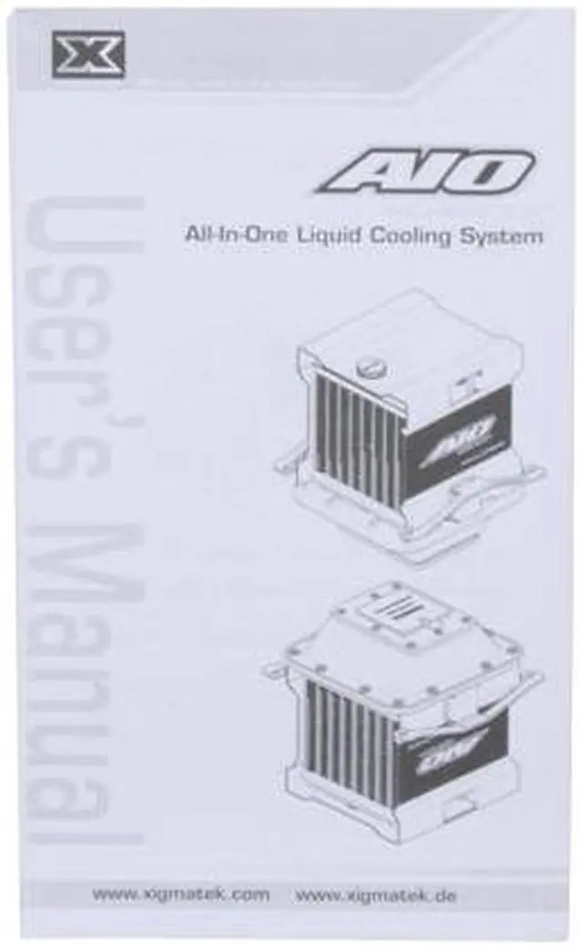 Alt view image 6 of 7 - XIGMATEK AIO-S80DP All-in-one liquid cooling system