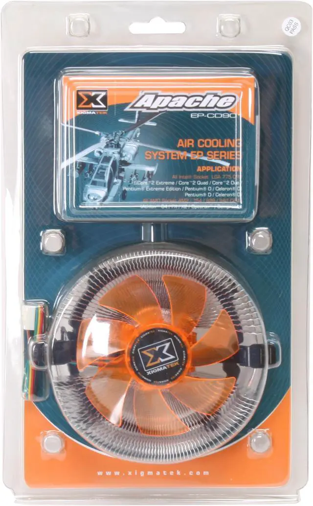 Alt view image 7 of 7 - XIGMATEK EP-CD901 92mm Sleeve CPU Cooler
