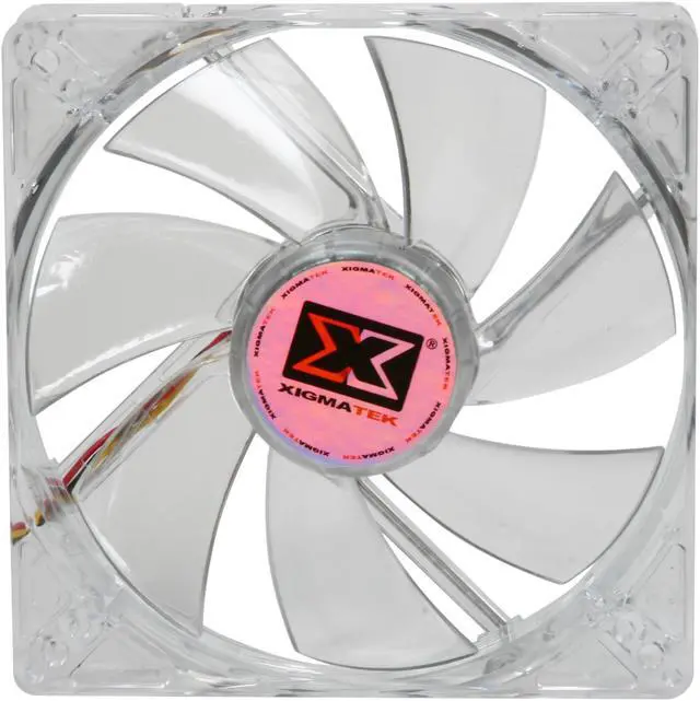Alt view image 2 of 5 - XIGMATEK FCB (Fluid Circulative Bearing) Cooling System Crystal Series CLF-F1251 120mm Blue LED Case Fan PSU Molex Adapter/extender included