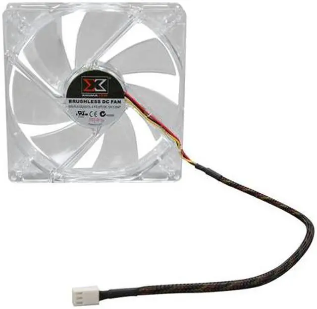 Alt view image 4 of 5 - XIGMATEK FCB (Fluid Circulative Bearing) Cooling System Crystal Series CLF-F1255 120mm Purple LED Case Fan PSU Molex Adapter/extender included