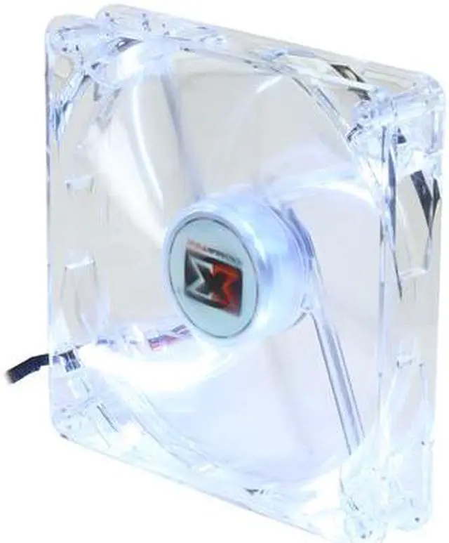 Main image of XIGMATEK FCB (Fluid Circulative Bearing) Cooling System Crystal Series CLF-F1454 140mm White LED Case Fan PSU Molex Adapter/extender included