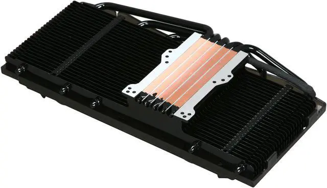 Alt view image 6 of 7 - XIGMATEK Bifost VD1065 HDT VGA Cooler 5 heat pipes twin fans black nickel plated