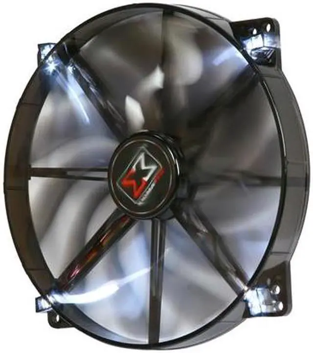 Main image of XIGMATEK FCB (Fluid Circulative Bearing) Cooling System XLF XLF-F1704 170mm White LED Black Case Fan PSU Molex Adapter/extender included
