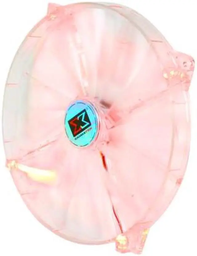 Main image of XIGMATEK FCB (Fluid Circulative Bearing) LED Fan Crystal series CLF-F2002 200mm Red LED Case Fan Molex Adapter/extender included