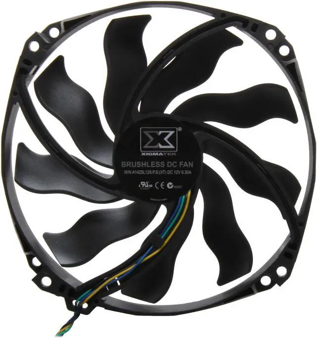 Alt view image 6 of 7 - XIGMATEK Prime SD1484 (CAC-SYHH4-U01) 140mm Sleeve Bearing (with copper bushing axle) CPU Cooler, CROSSBAR with PRESSURE VAULT MOUNTING BRACKET SYSTEM included. ALL LGA 2011/1366/1156/1155/775 platform, and AM2/AM3 Socket