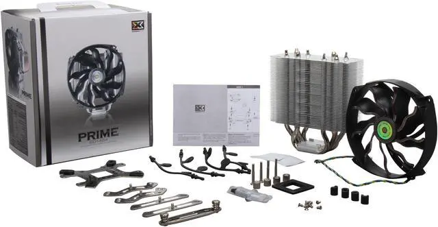 Alt view image 7 of 7 - XIGMATEK Prime SD1484 (CAC-SYHH4-U01) 140mm Sleeve Bearing (with copper bushing axle) CPU Cooler, CROSSBAR with PRESSURE VAULT MOUNTING BRACKET SYSTEM included. ALL LGA 2011/1366/1156/1155/775 platform, and AM2/AM3 Socket