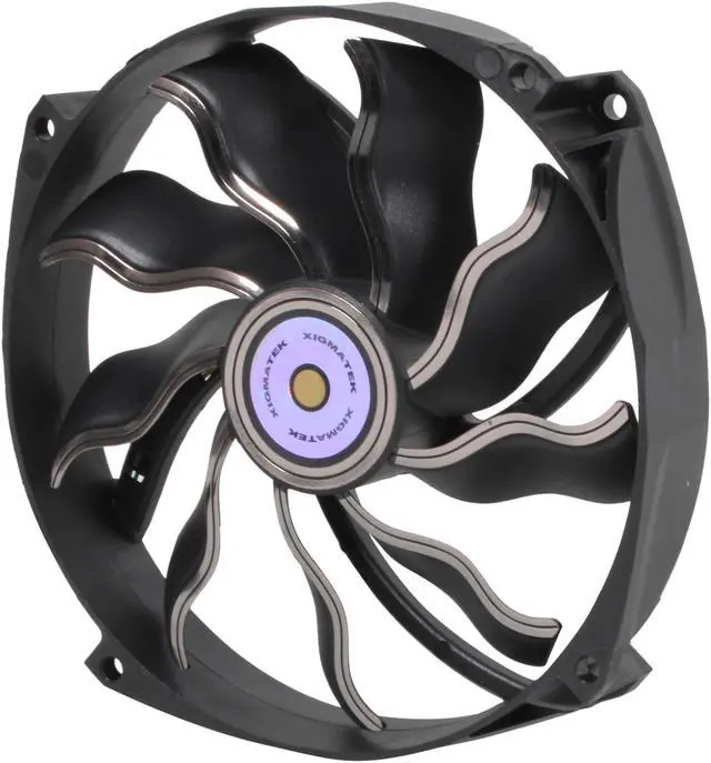 Main image of XIGMATEK AOS (Aeronautical Oil System Bearing) XAF-F1451 140mm Case Fan Ultra Quiet Copper Bushing Axis Aeronautical Oil System Bearing