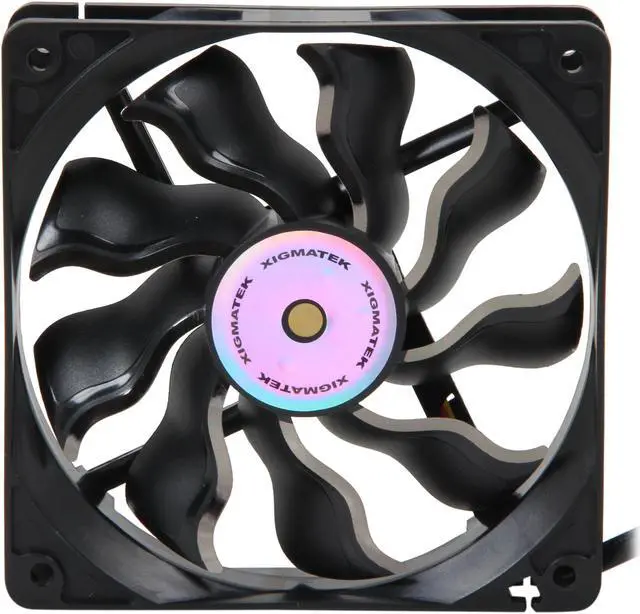 Alt view image 3 of 5 - Xigmatek AOS (Aeronautical Oil System Bearing) XAF-F1251 120MM Fan with Copper Bushing Axis Black Blade