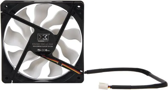 Alt view image 4 of 6 - Xigmatek AOS (Aeronautical Oil System Bearing) XAF-F1252 120MM Fan with Copper Bushing Axis White Blade