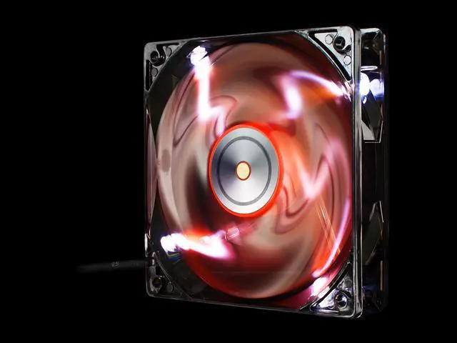 Main image of Xigmatek AOS (Aeronautical Oil System Bearing) XAF-F1253 120MM Fan with Copper Bushing Axis Orange Blade White LED