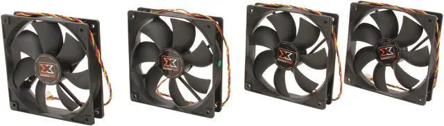 Main image of XIGMATEK eXTREME SILENT Series XSF-F1252 120mm Case Fan with FCB (Fluid Circulative Bearing), 4 in 1 package CFS-SXGJR-KU3
