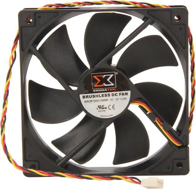 Alt view image 4 of 5 - XIGMATEK eXTREME SILENT Series XSF-F1252 120mm Case Fan with FCB (Fluid Circulative Bearing), 4 in 1 package CFS-SXGJR-KU3