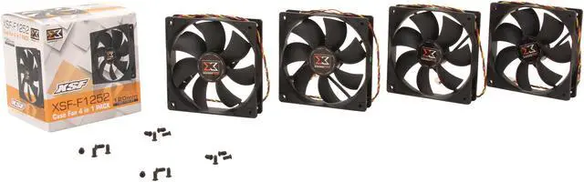 Alt view image 5 of 5 - XIGMATEK eXTREME SILENT Series XSF-F1252 120mm Case Fan with FCB (Fluid Circulative Bearing), 4 in 1 package CFS-SXGJR-KU3