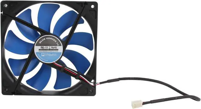 Alt view image 3 of 4 - Prolimatech PRO-BV14 140mm Blue Vortex 14 Case Cooler