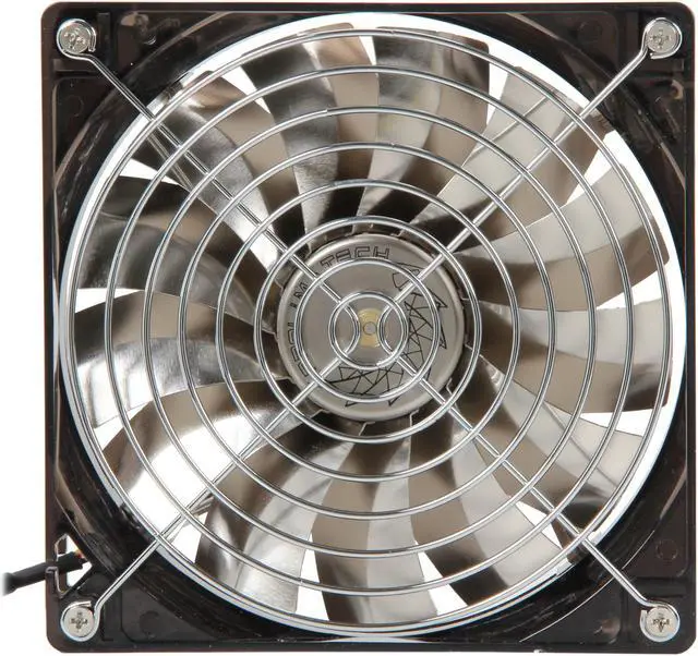 Alt view image 2 of 6 - Prolimatech Vortex Fan Aluminum Series PRO-ALUM-RD 140mm Red LED Case Fan