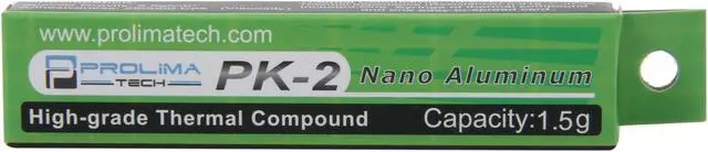 Alt view image 3 of 3 - Prolimatech PRO-PK2-1.5G Nano Aluminum High-Grade Thermal Compound in 1.5 Gram