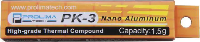 Alt view image 2 of 2 - Prolimatech PRO-PK3-1.5G Nano Aluminum High-Grade Thermal Compound in 1.5 Gram