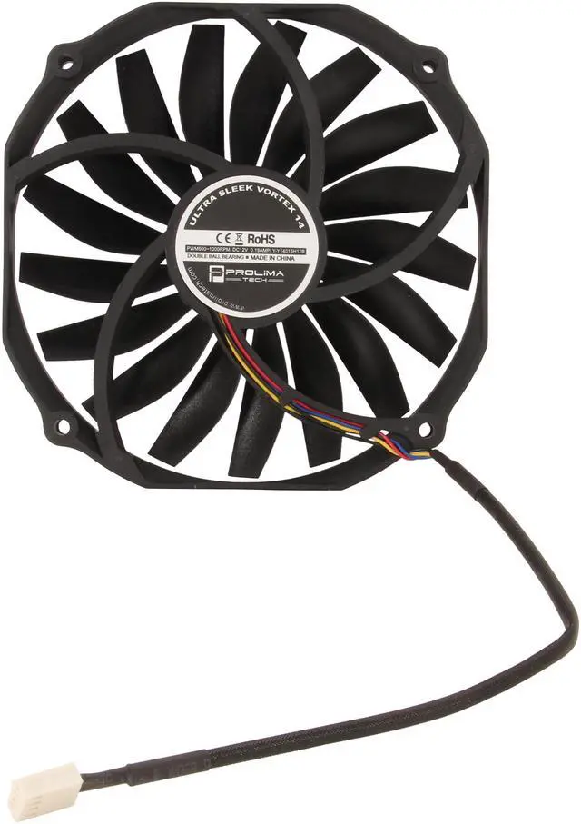 Alt view image 4 of 6 - Prolimatech PRO-USV14 140mm Ultra Sleek Vortex Fan