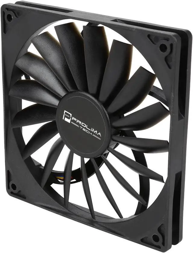 Alt view image 2 of 5 - Prolimatech PRO-USV12-BK Ultra Sleek Vortex Case Fan (BLack)