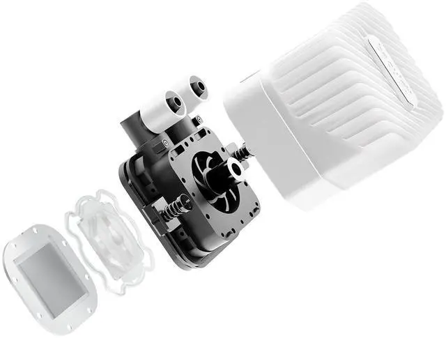 Alt view image 5 of 6 - be quiet! Light Loop 360mm White CPU liquid cooler for heavily overclocked systems, 3x Light Wings LX 120mm PWM high-speed ARGB fan, Stylish ARGB cooling block, extreme high cooling performance BW023
