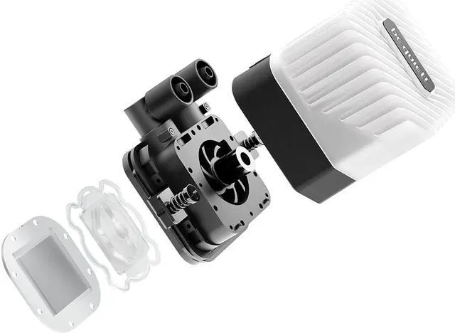 Alt view image 6 of 7 - be quiet! Light Loop 240mm Black CPU liquid cooler for heavily overclocked systems, 2x Light Wings LX 120mm PWM high-speed ARGB fan, Stylish ARGB cooling block, ARGB-PWM-Hub BW020