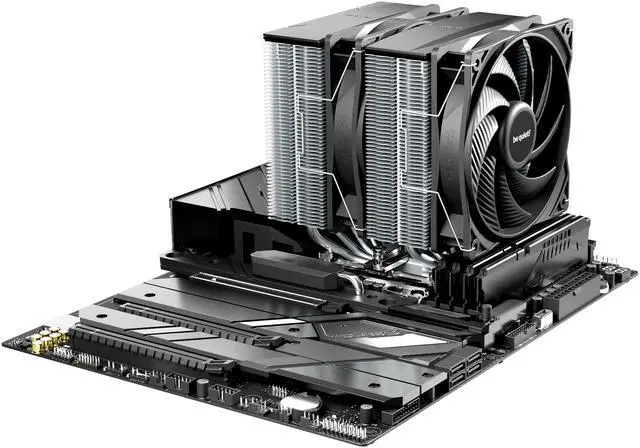 Alt view image 4 of 6 - be quiet! Pure Rock Pro 3 120mm Rifle CPU Cooler Socket compatibility Intel	1851 / 1700 / 1200 / 1150 / 1151 / 1155 and  AMD AM5 / AM4
