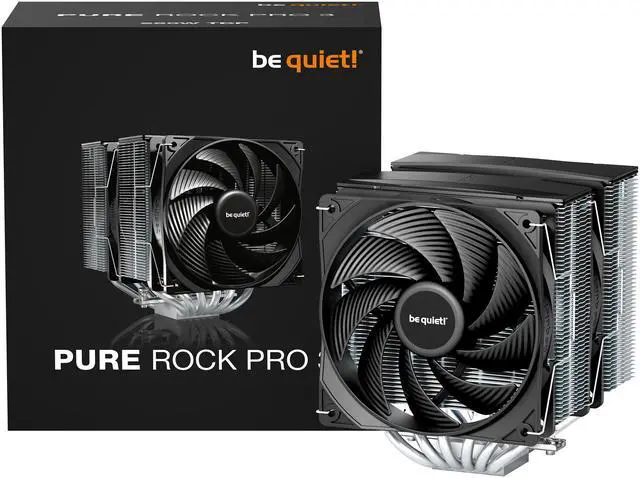 Alt view image 5 of 6 - be quiet! Pure Rock Pro 3 120mm Rifle CPU Cooler Socket compatibility Intel	1851 / 1700 / 1200 / 1150 / 1151 / 1155 and  AMD AM5 / AM4