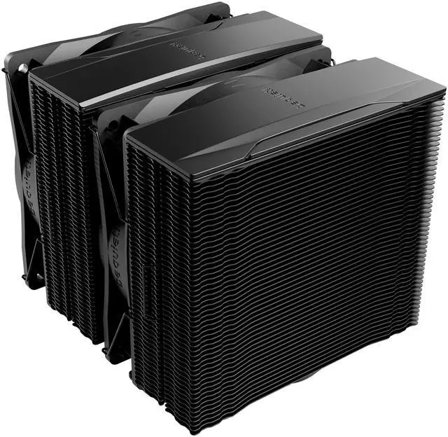 be quiet! Pure Rock Pro 3 Black dual-tower CPU air cooler