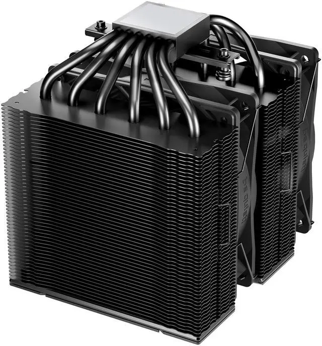 Alt view image 3 of 6 - be quiet! Pure Rock Pro 3 Black 120mm Rifle CPU Cooler Socket compatibility Intel 1851 / 1700 / 1200 / 1150 / 1151 / 1155  and AMD AM5 / AM4