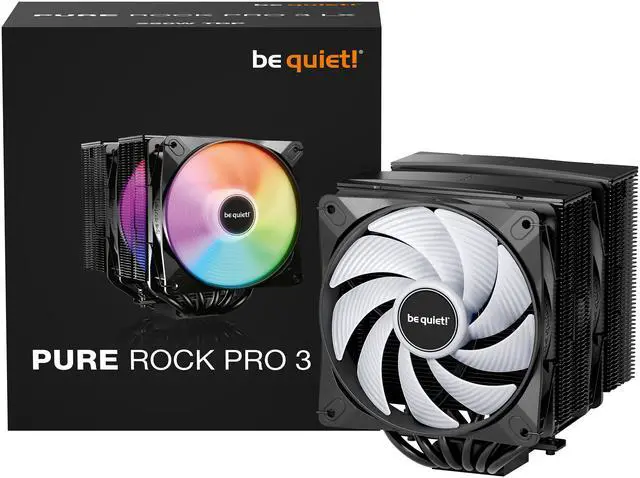 Alt view image 5 of 6 - be quiet! Pure Rock Pro 3 LX 120mm Rifle CPU Cooler ARGB fans Socket compatibility Intel 1851 / 1700 / 1200 / 1150 / 1151 / 1155 and AMD AM5 / AM4