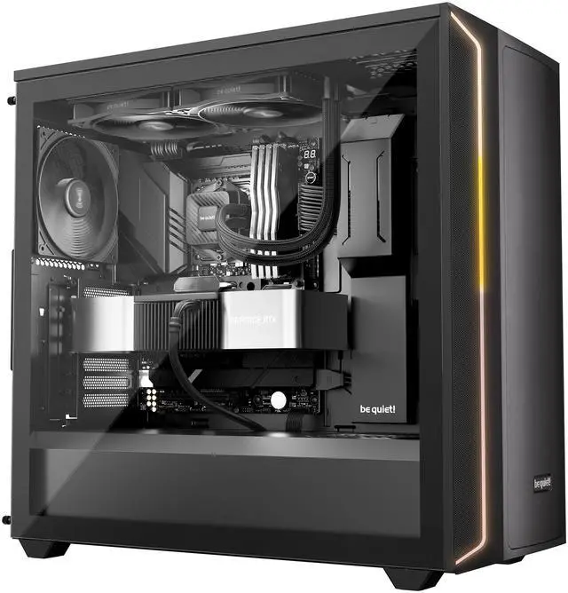 Alt view image 2 of 5 - bequiet! PURE LOOP 3 280mm Black CPU liquid cooler for heavily overclocked systems, 2x Pure Wings 3 PWM high-speed fans, Daisy chained PWM fans, PWM pump features 6-pole motor with 3 phases BW028