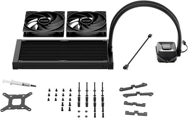 Alt view image 5 of 5 - bequiet! PURE LOOP 3 280mm Black CPU liquid cooler for heavily overclocked systems, 2x Pure Wings 3 PWM high-speed fans, Daisy chained PWM fans, PWM pump features 6-pole motor with 3 phases BW028