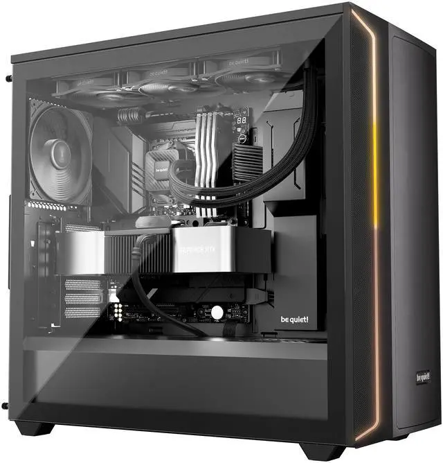Alt view image 2 of 5 - bequiet! PURE LOOP 3 360mm Black CPU liquid cooler for heavily overclocked systems, 3x Pure Wings 3 PWM high-speed fans, Daisy chained PWM fans, PWM pump features 6-pole motor with 3 phases BW029